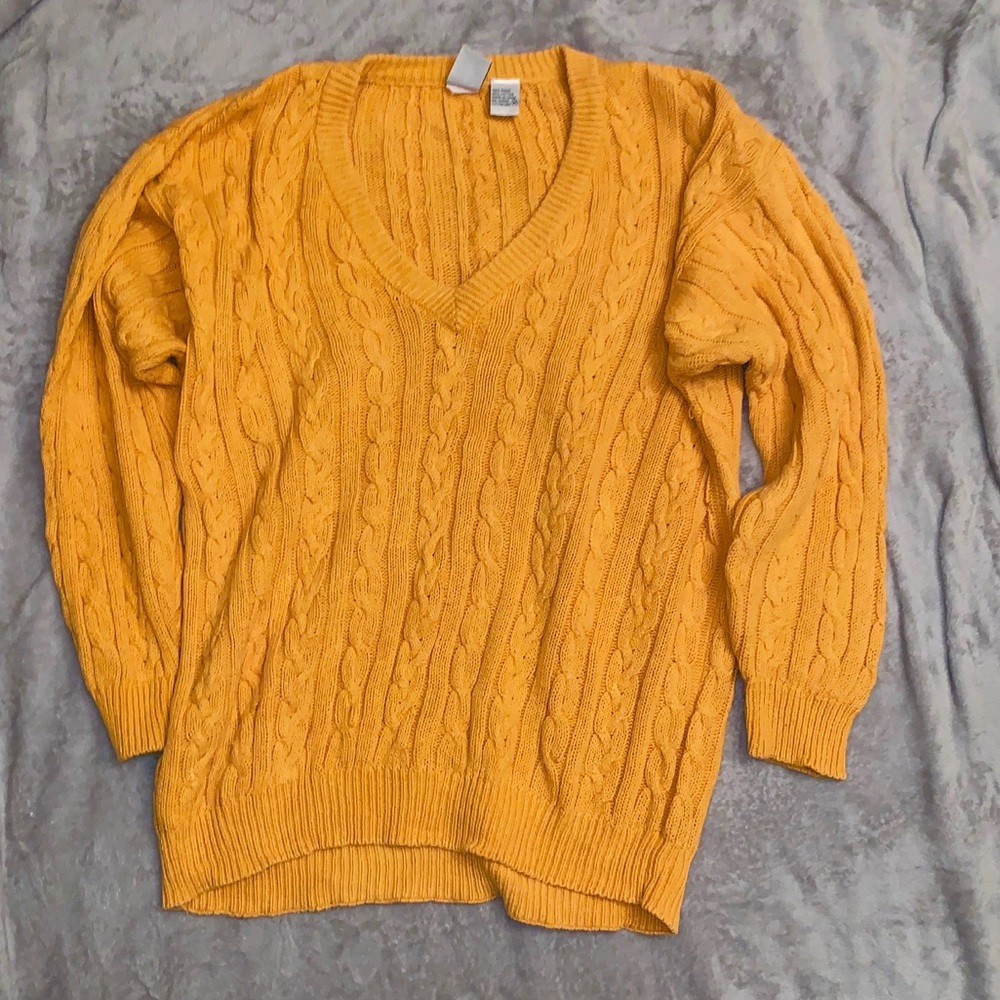 Mustard Cashmere Sweater